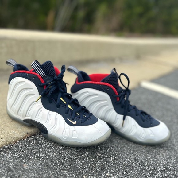 Nike Air Foamposite One Olympic(Boys 7) - Picture 11 of 14